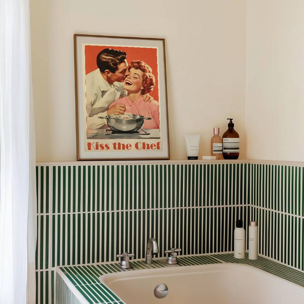 Retro keuken quote papier post - Kitchen Baking Quotes recensie en prijs