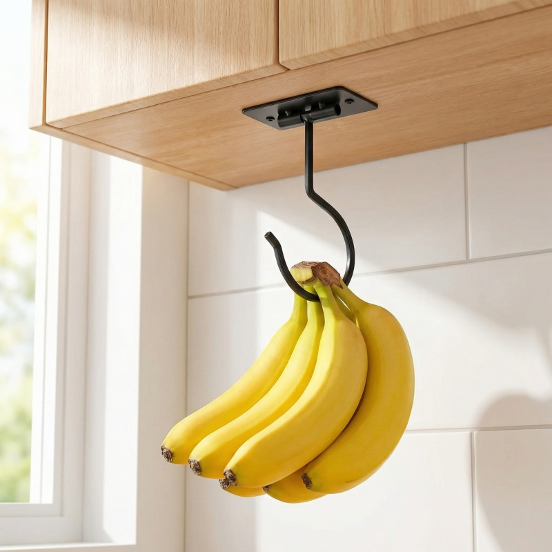 Zwart metalen zelfklevende ban - Kitchen Baking Storage recensie en prijs