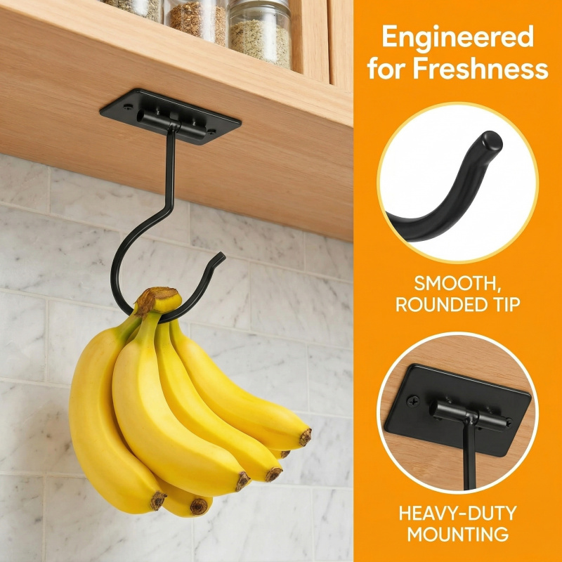 Zwart metalen zelfklevende ban - Kitchen Baking Storage recensie en prijs
